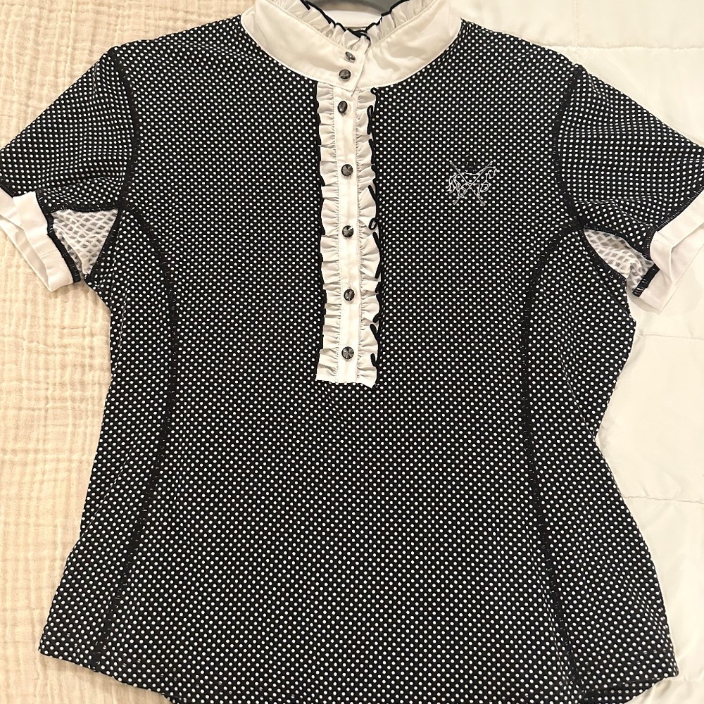 GOODE RIDER SHORT SLEEVE DRESSAGE SHOW SHIRT - XL